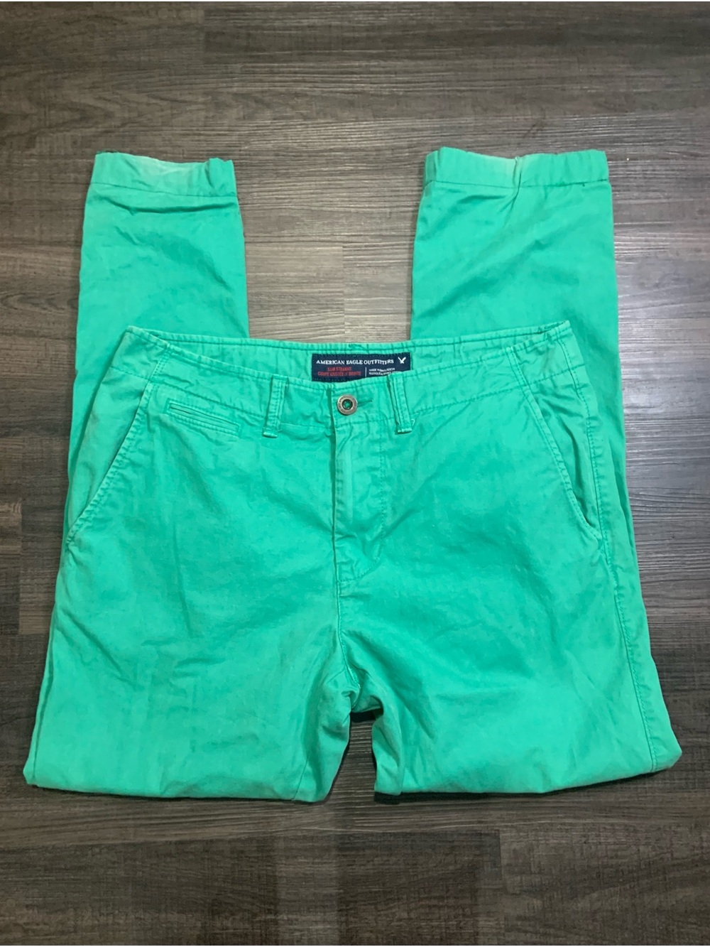 American Eagle Outfitters Teal Green Men’s Chino Pants